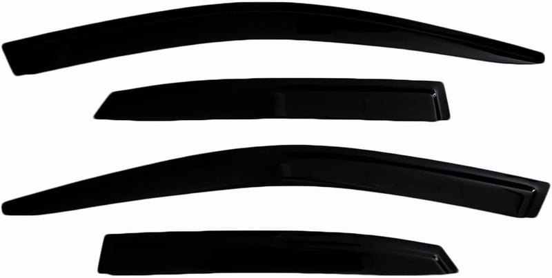 Optimal Co 2023-2026 Tape-on Rain Guards for Lexus RX Side Window Deflector Visors 350 350h 500h F Sport Premium Luxury Durable Tinted Vent Shade 2024 2025 - Image 5